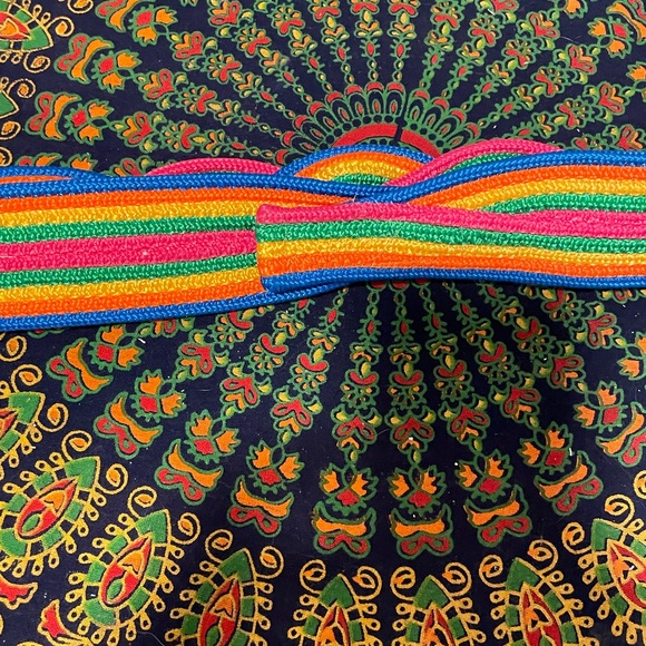 Vintage rainbow 🌈 Velcro belt EUC! - Picture 7 of 13
